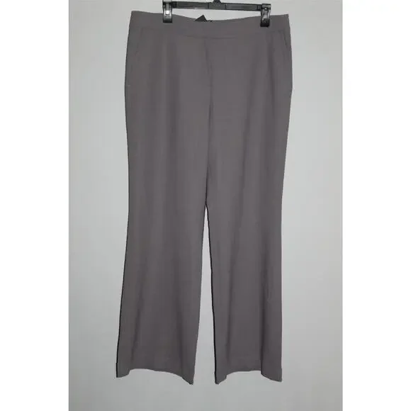 NWT Lafayette148 Trouser Wide Leg Pants Wool Blend Soapstone Size 14 H10126 - Picture 4 of 11